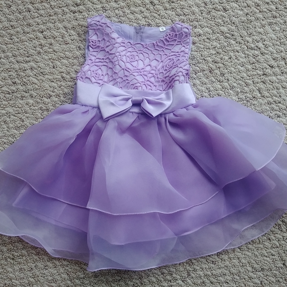 12 month lavender girls dress